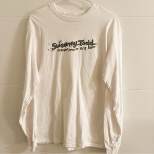 Sweeney Todd The Demon Barber of Fleet Street Long Sleeve T shirt size M